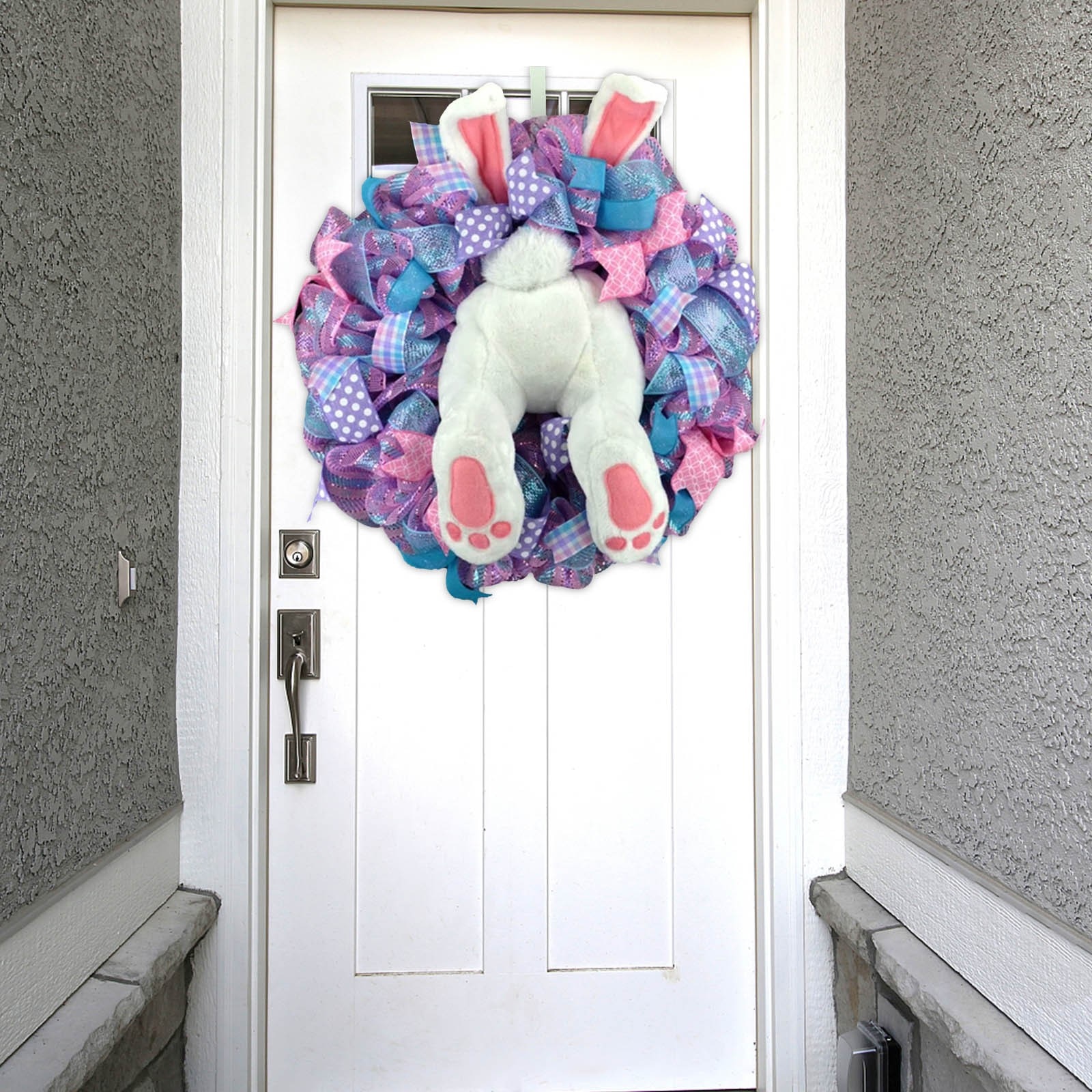 Easter Cute Bunny Decoration Wreath 2021 Easter - freness