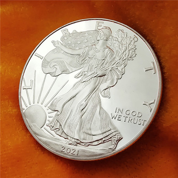 多年份外国银币美国2020自由女神纪念币2021鹰洋币硬币纪念章外币