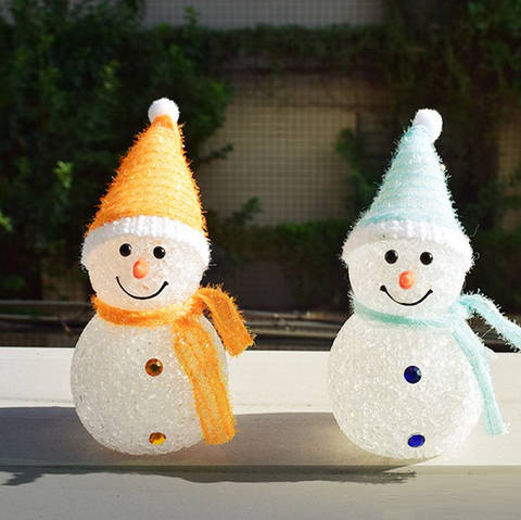 SOLAR SNOWMAN DECORATION LIGHTS – LIMITED EDITION – Recalling-childhood